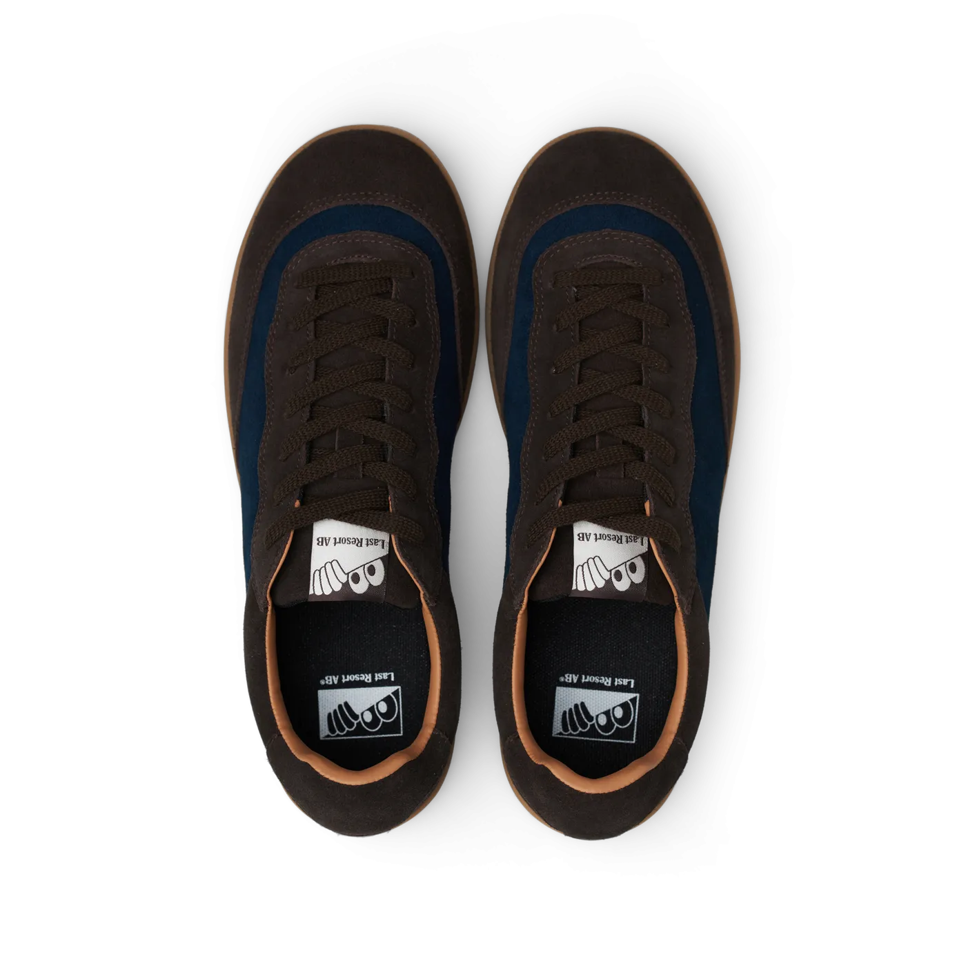 Last Resort AB CM001 Low Suede Coffee Bean/Dress Blues/Gum