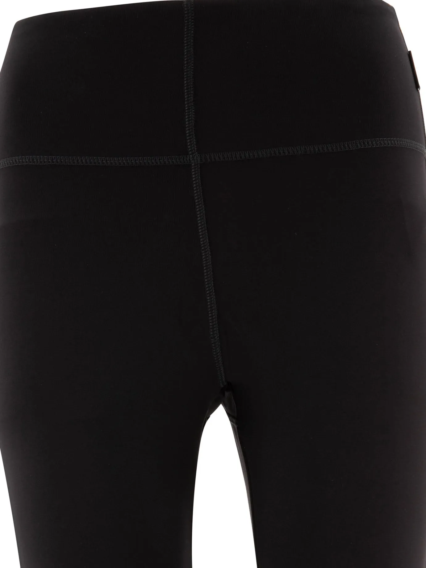 Leggings In Technical Nylon Trousers Black