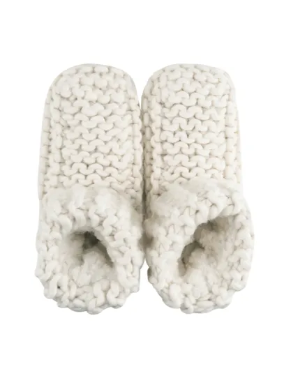 LEMON Cabin Cuffed Knit Slippers