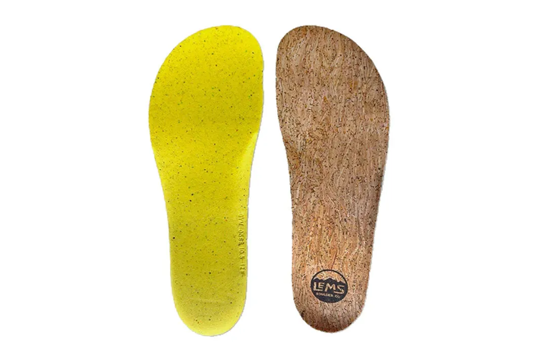 Lems 4.5MM Cork Insole made with Recycled PU