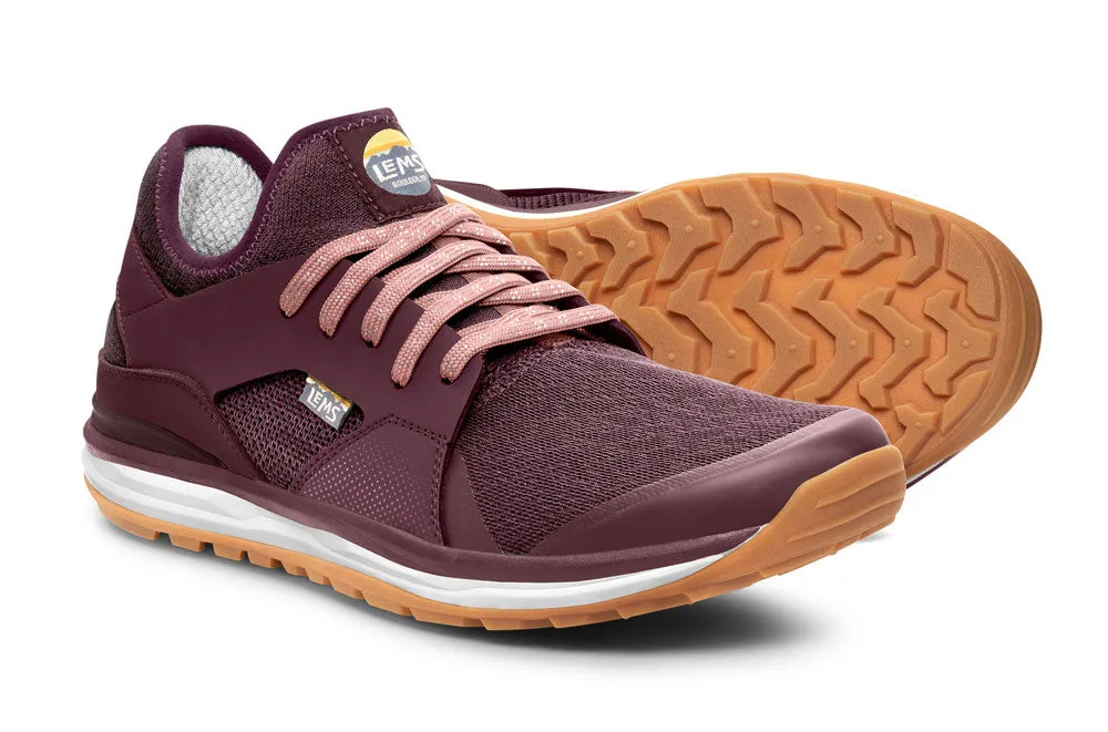 Lems women's shoes in Mesa color with rosewood accents