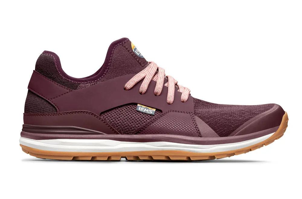 Lems women's shoes in Mesa color with rosewood accents