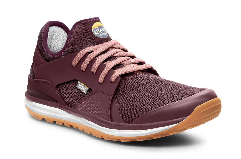 Lems women's shoes in Mesa color with rosewood accents