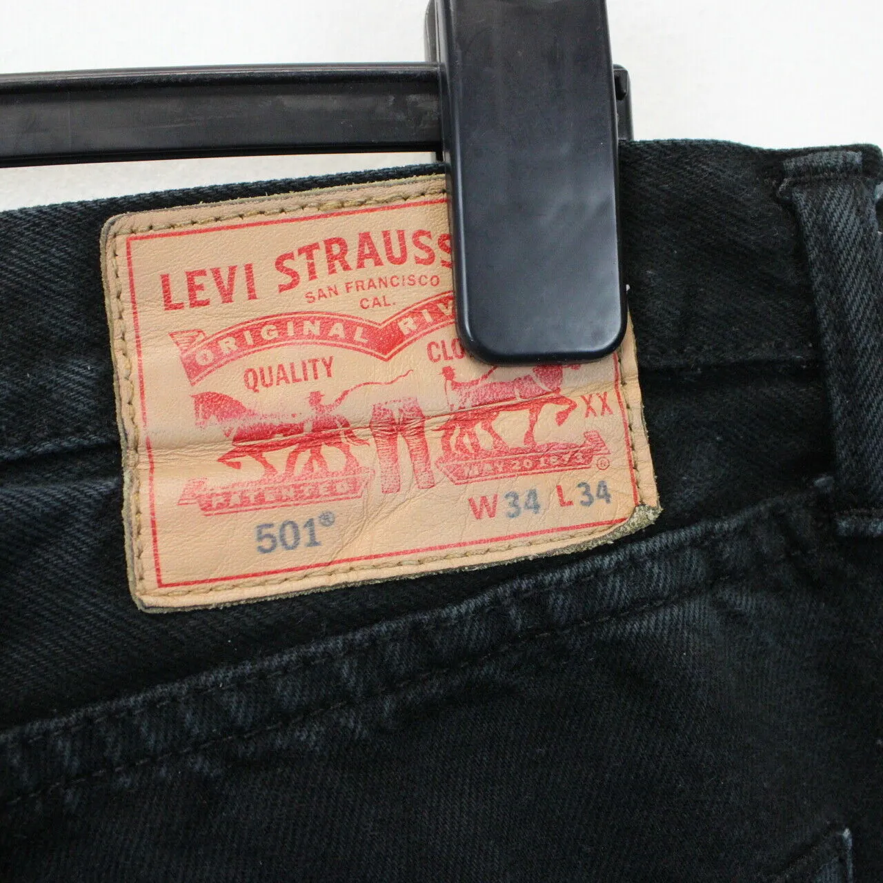 LEVIS 501 Jeans Black | W36 L30