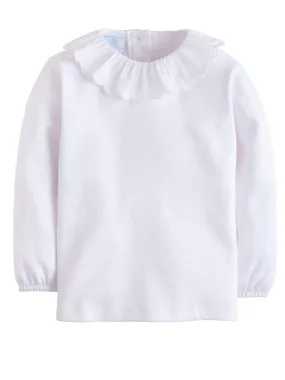 Little English London Blouse in White