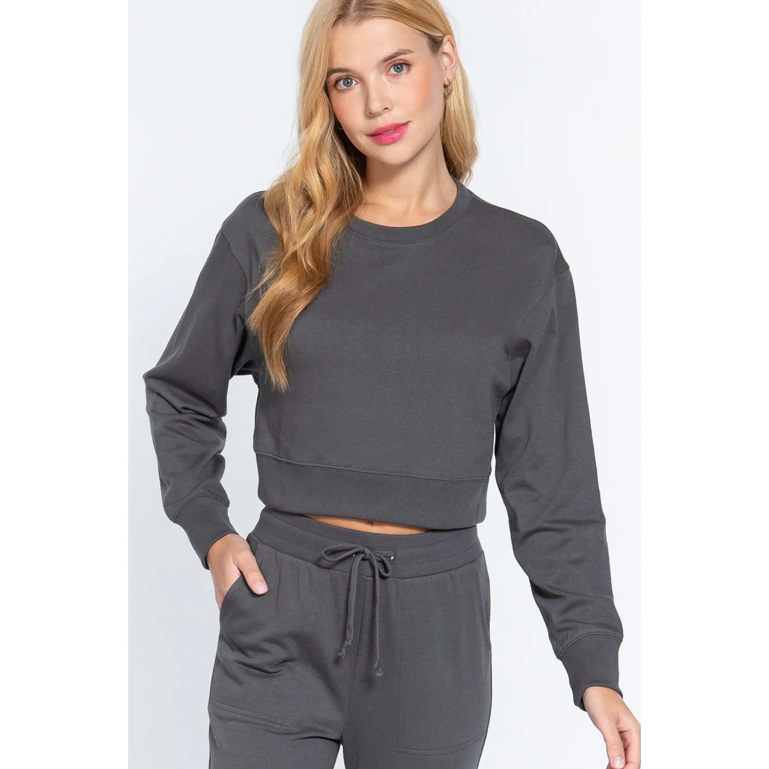 Long Sleeve Crew Neck Sweatshirt