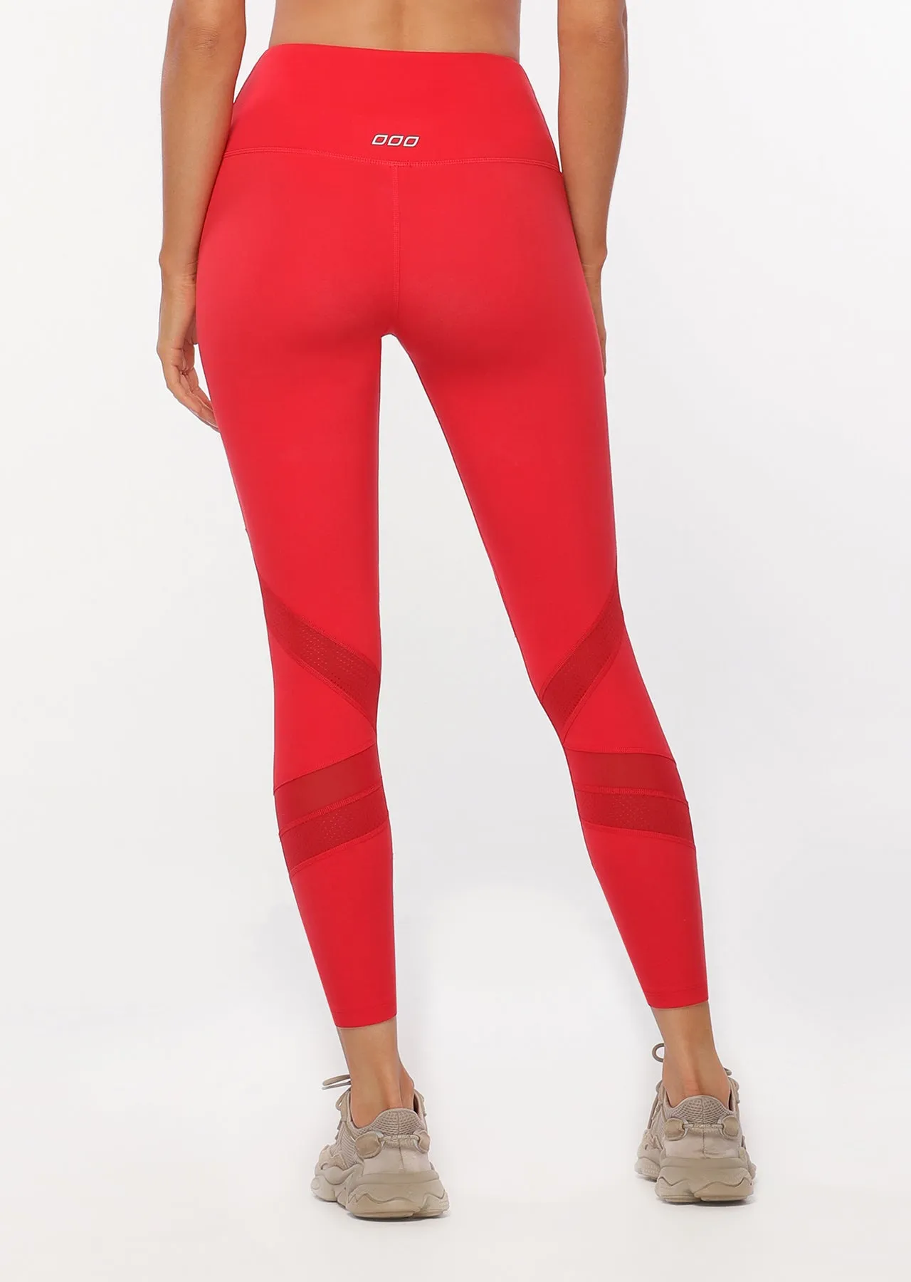 Lorna Jane Edge Core Ankle Biter Leggings in Ginger