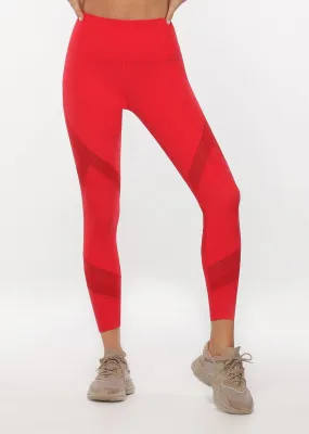 Lorna Jane Edge Core Ankle Biter Leggings in Ginger