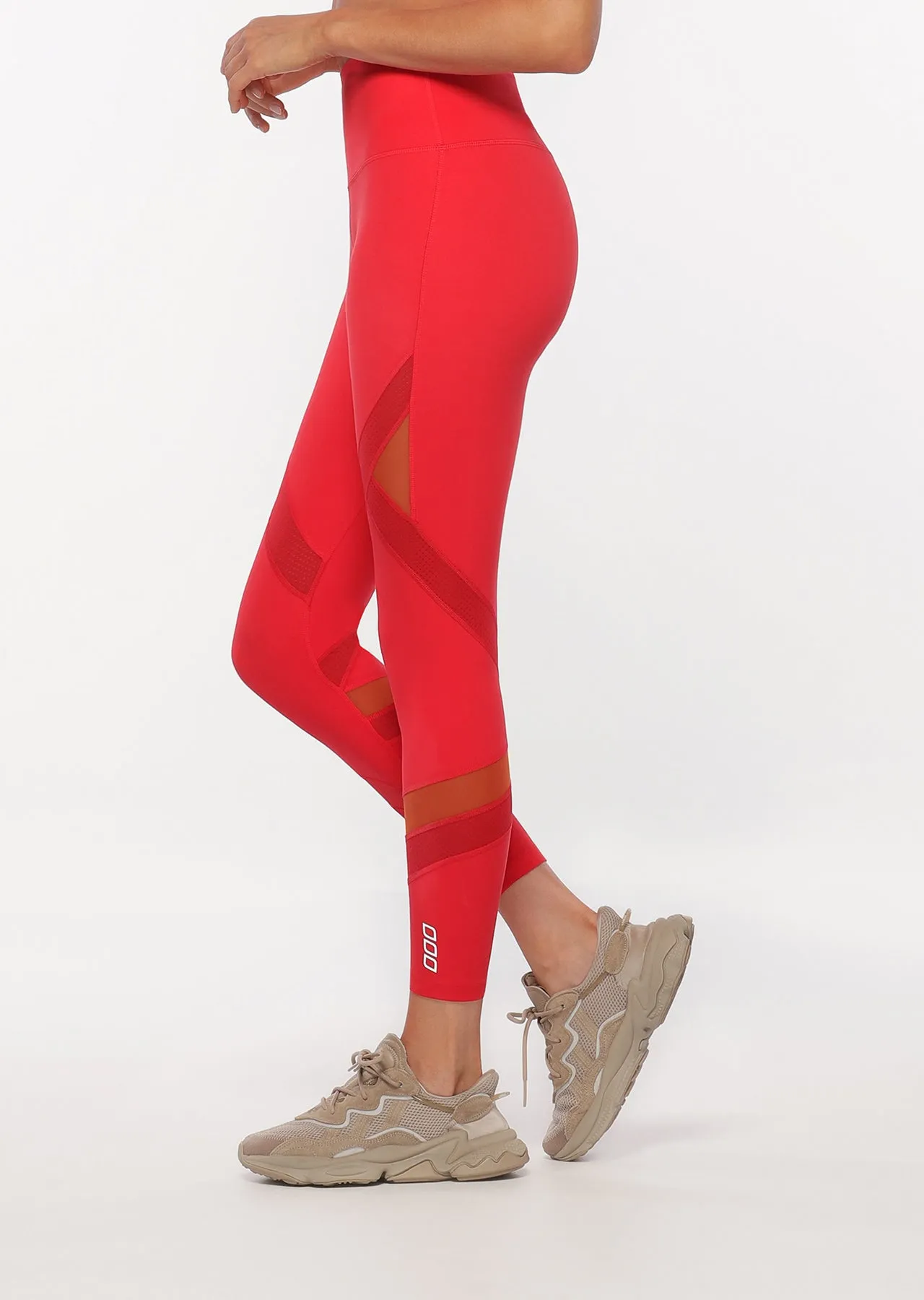 Lorna Jane Edge Core Ankle Biter Leggings in Ginger