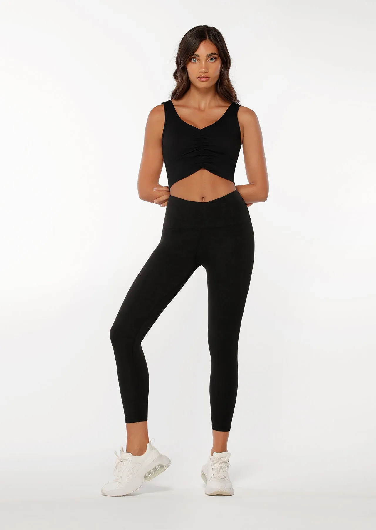 Lorna Jane Graceful Ankle Biter Leggings in Black