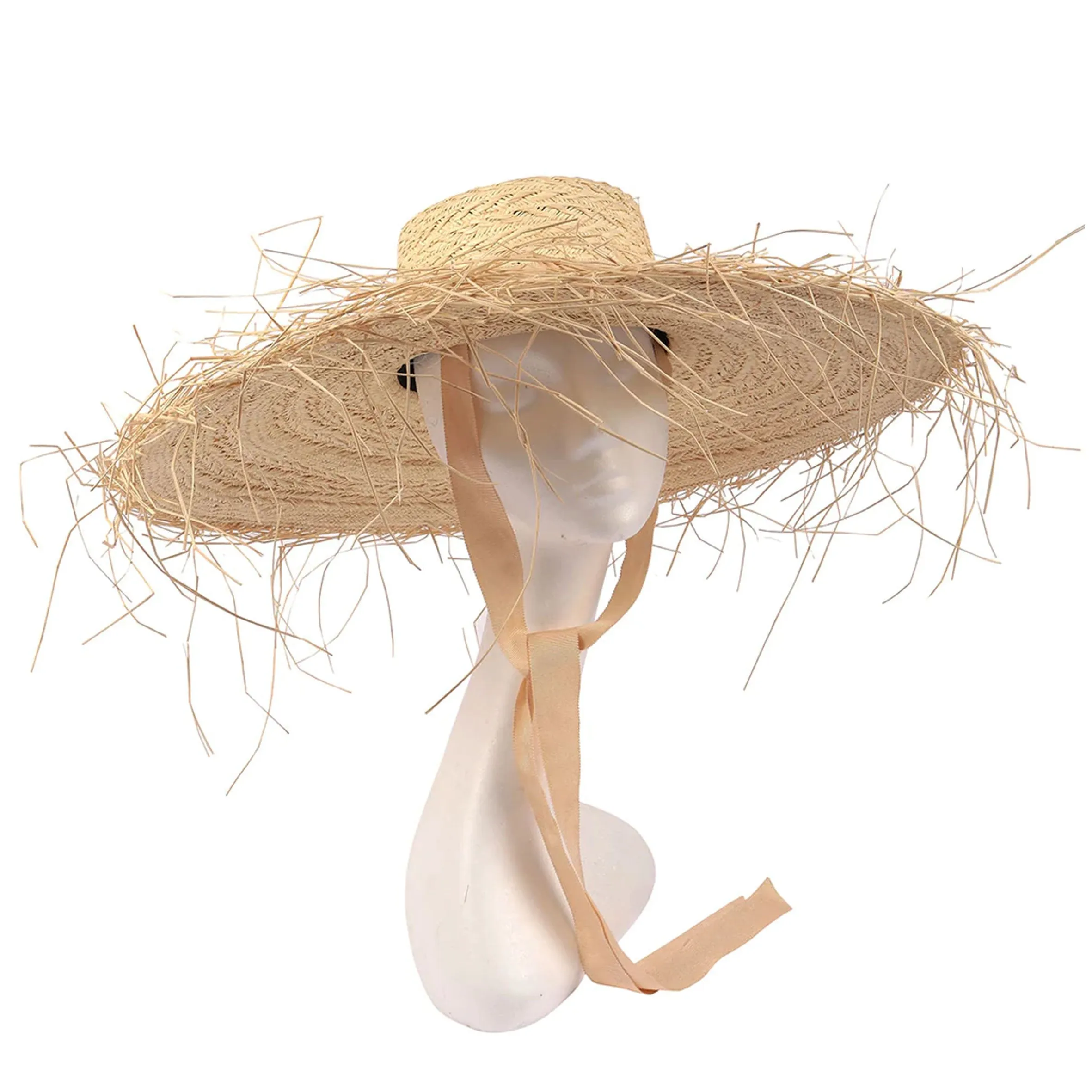 Luella Frayed Hat, Natural