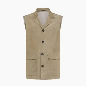 Mainard Vest Suede Leather