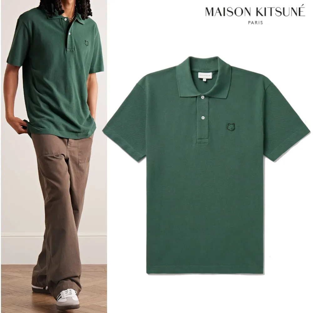 MAISON KITSUNE  |Unisex Street Style Plain Other Animal Patterns Cotton