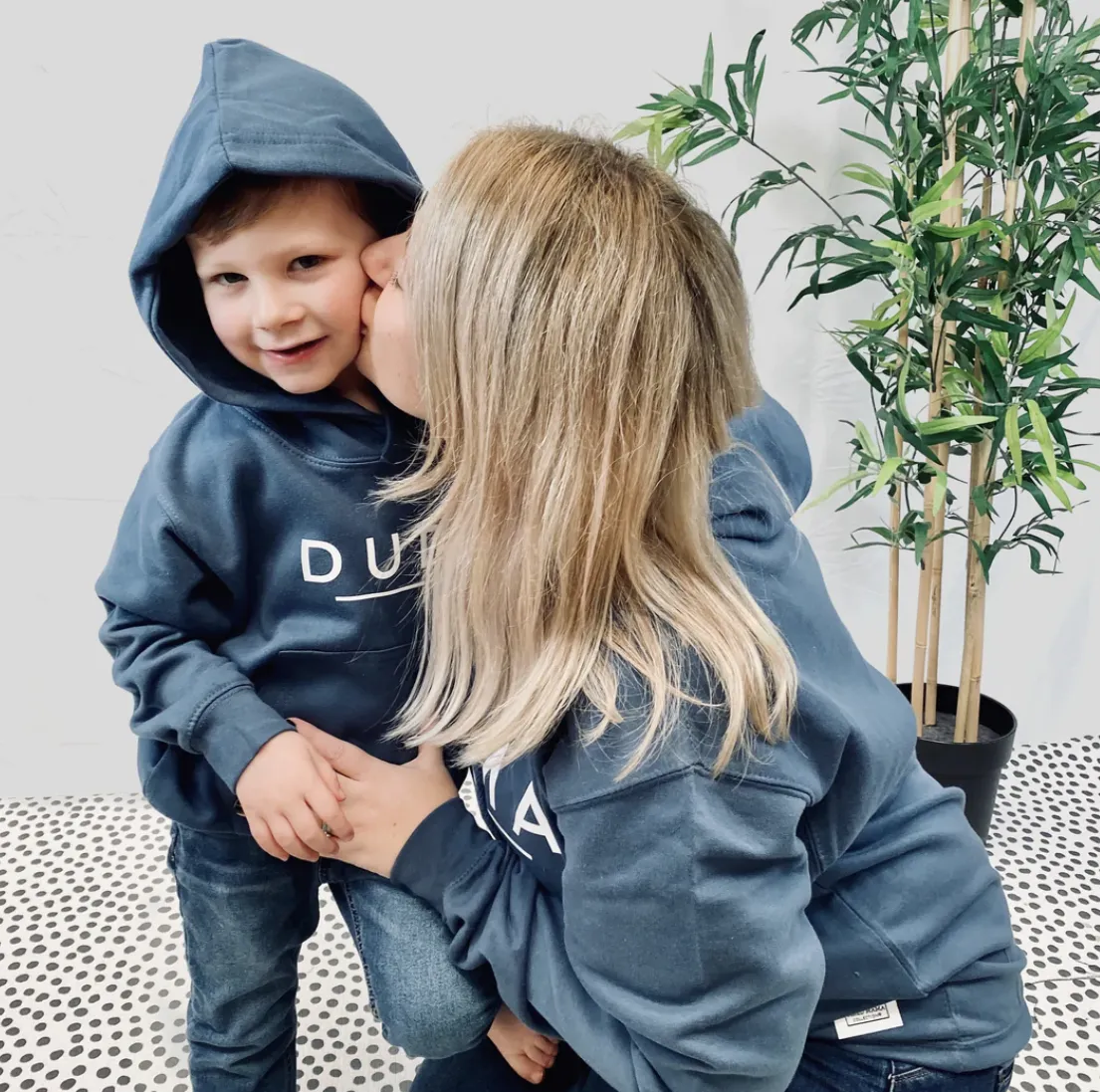 Mama Matching Hoodie | Teal