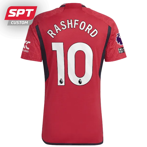 Manchester United Adults Home Jersey - Marcus Rashford #10 - 2023/24