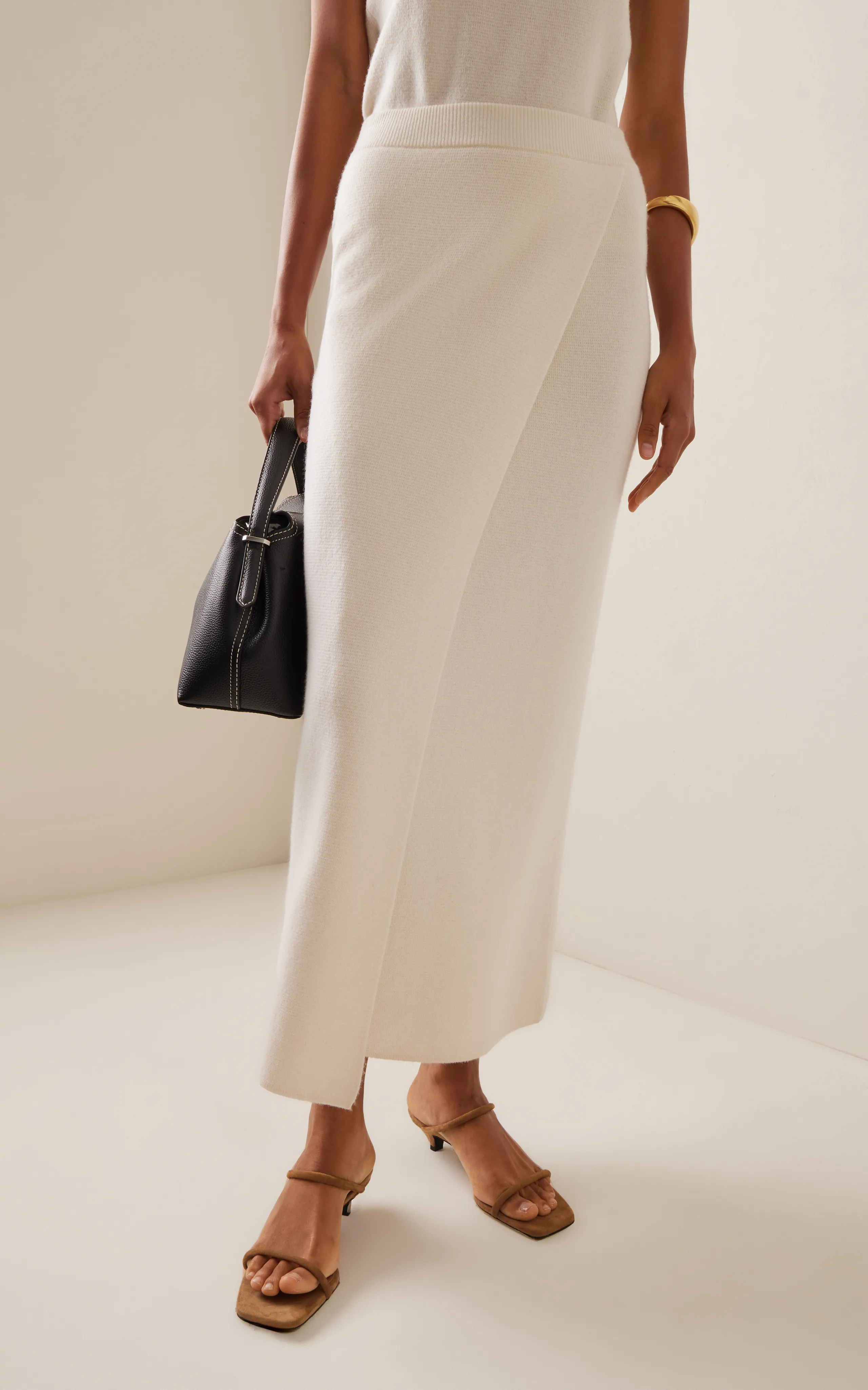 Max Mara Umbria Wool-Cashmere Skirt