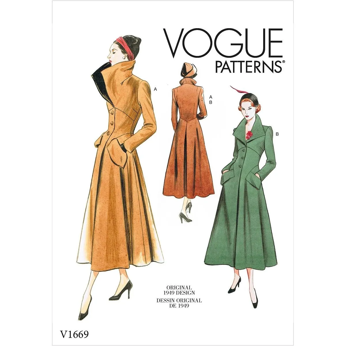 Misses Outerwear Vogue Sewing Pattern 1669