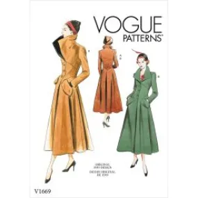 Misses Outerwear Vogue Sewing Pattern 1669