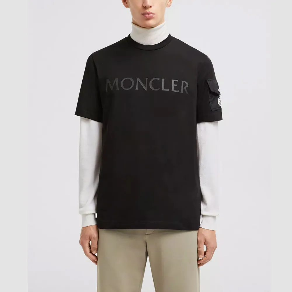 MONCLER  |Laminated Logo T-Shirt