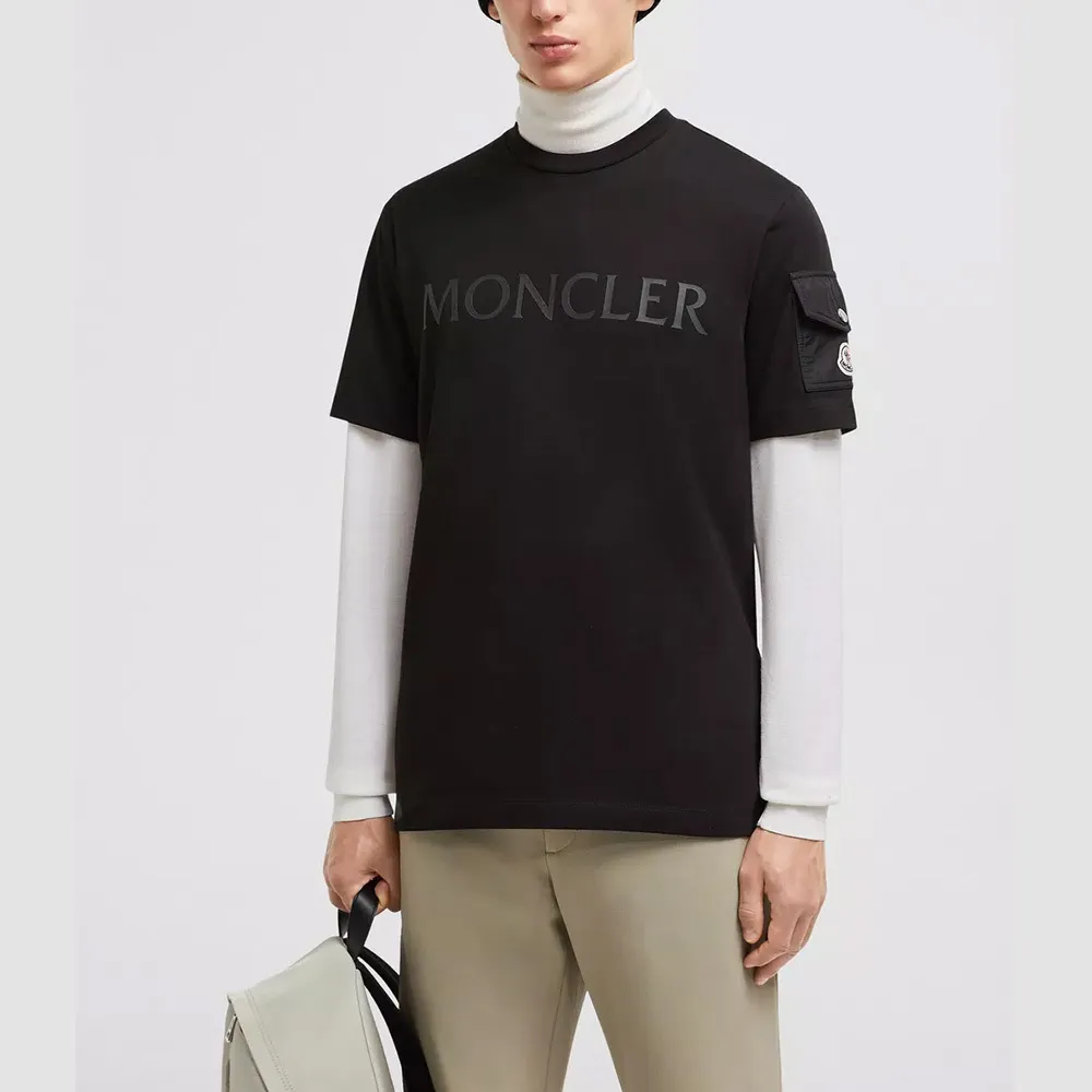 MONCLER  |Laminated Logo T-Shirt