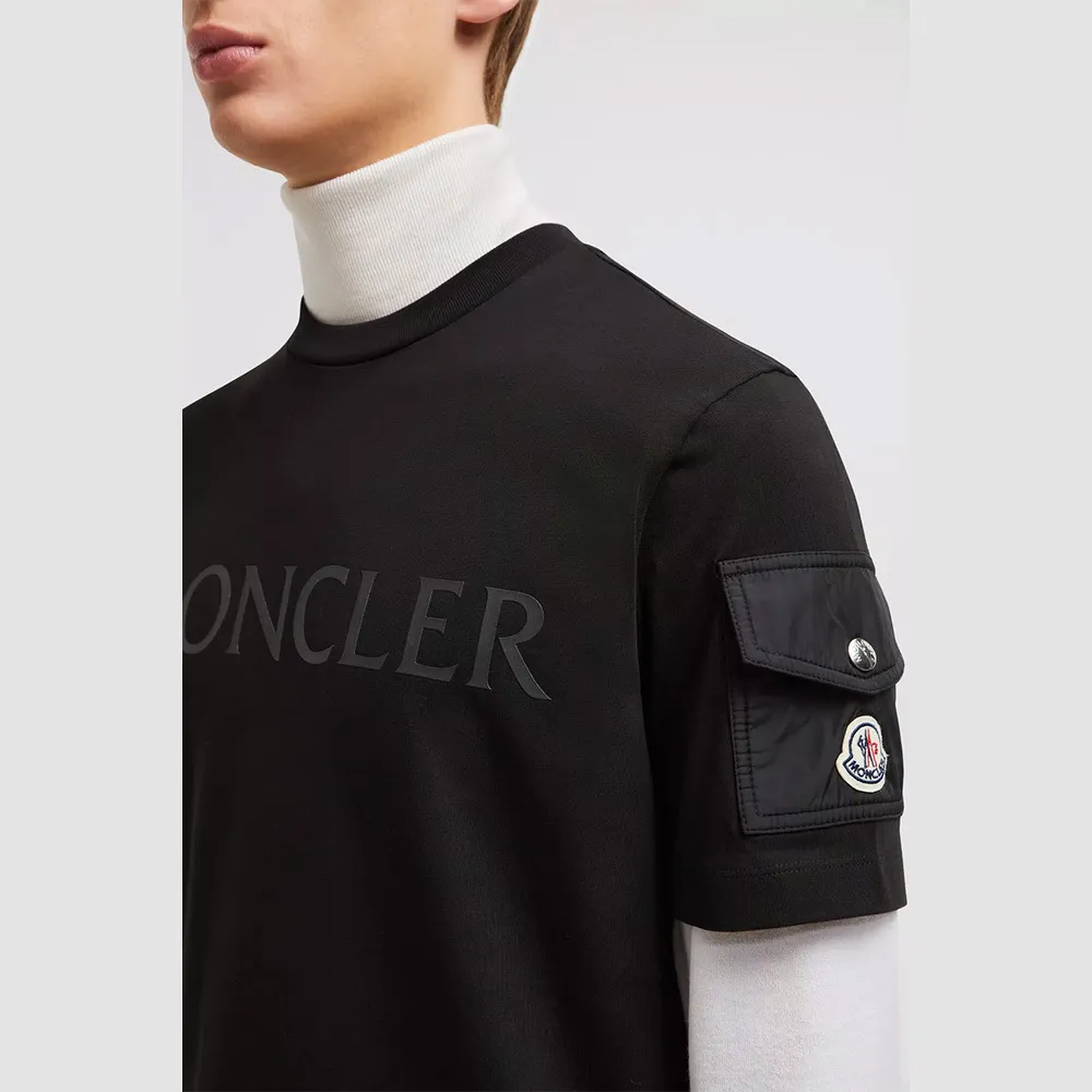 MONCLER  |Laminated Logo T-Shirt