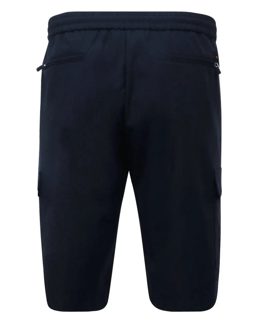 Navy Jersey Cargo Short