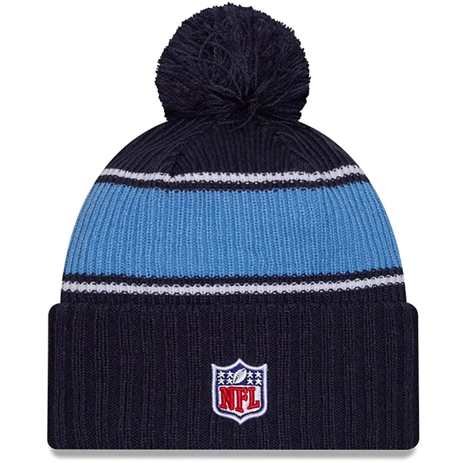 New Era Mens Knits Tennessee Titans Bobble Hat - Dark Blue