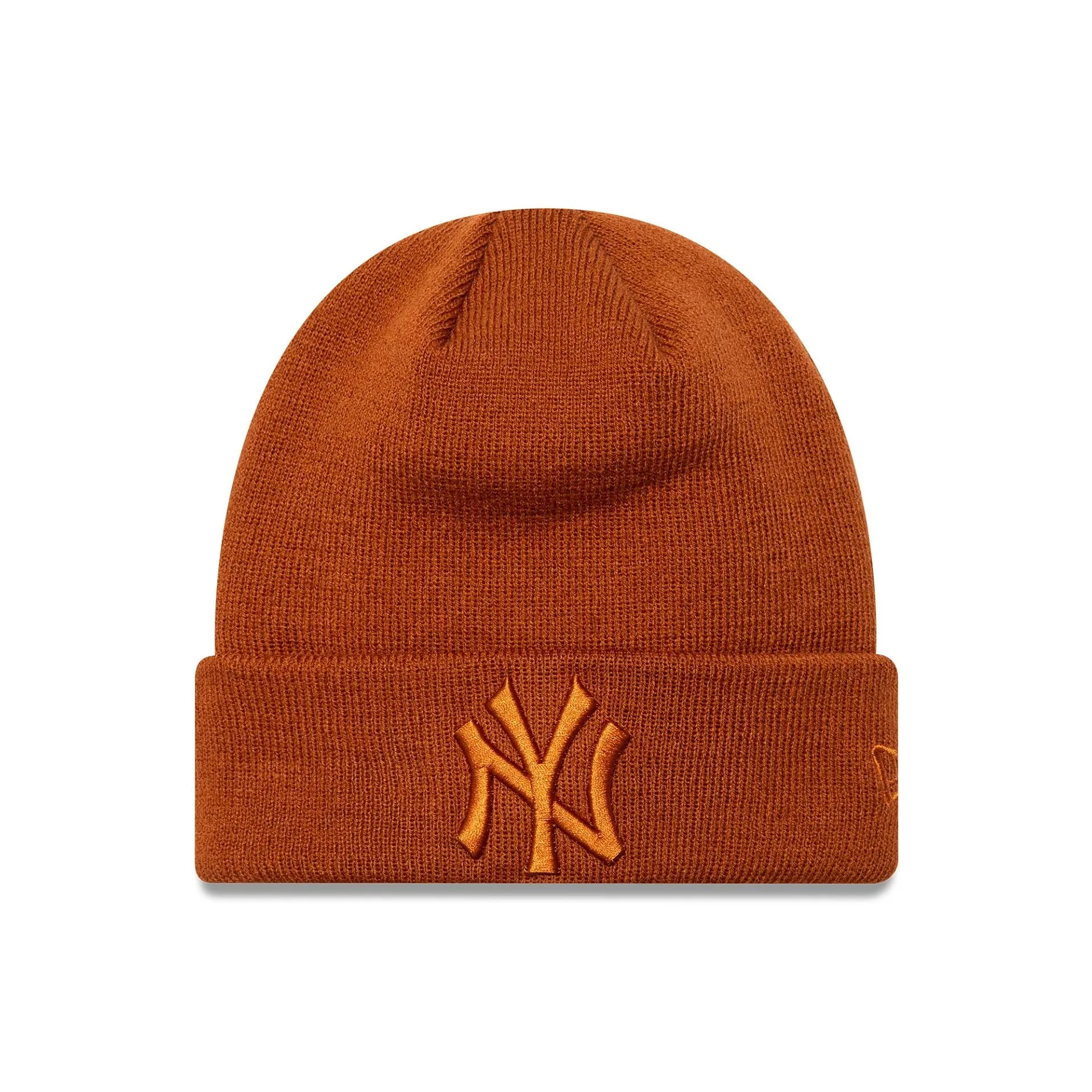 New York Yankees Youth League Essential Brown Cuff Knit Beanie Hat