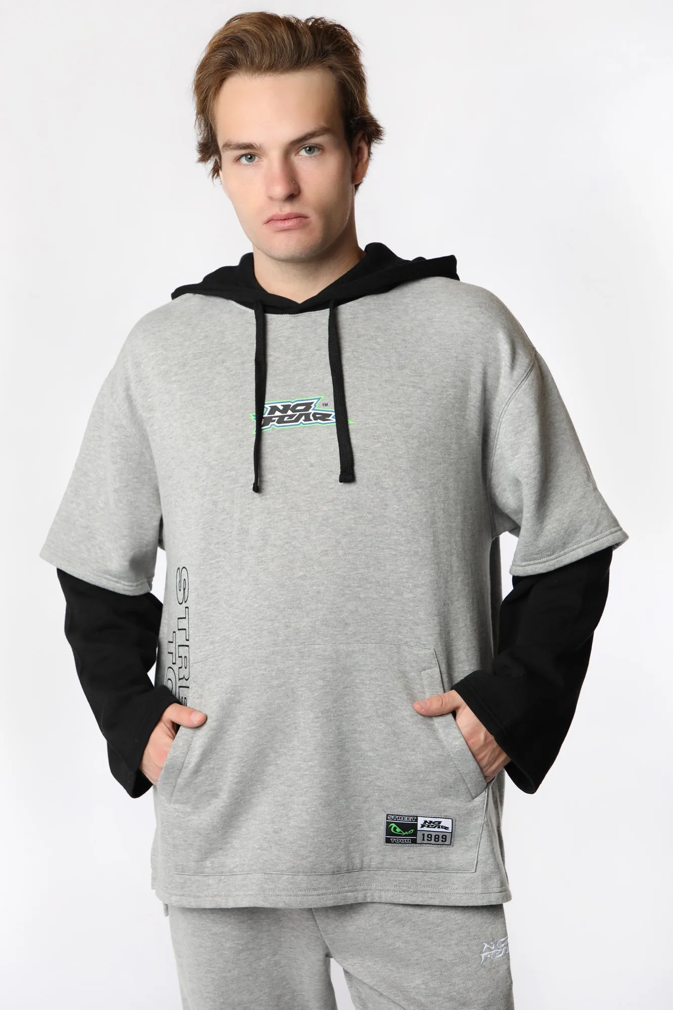 No Fear Men's 2-in-1 Hooded Top - Direct Result.