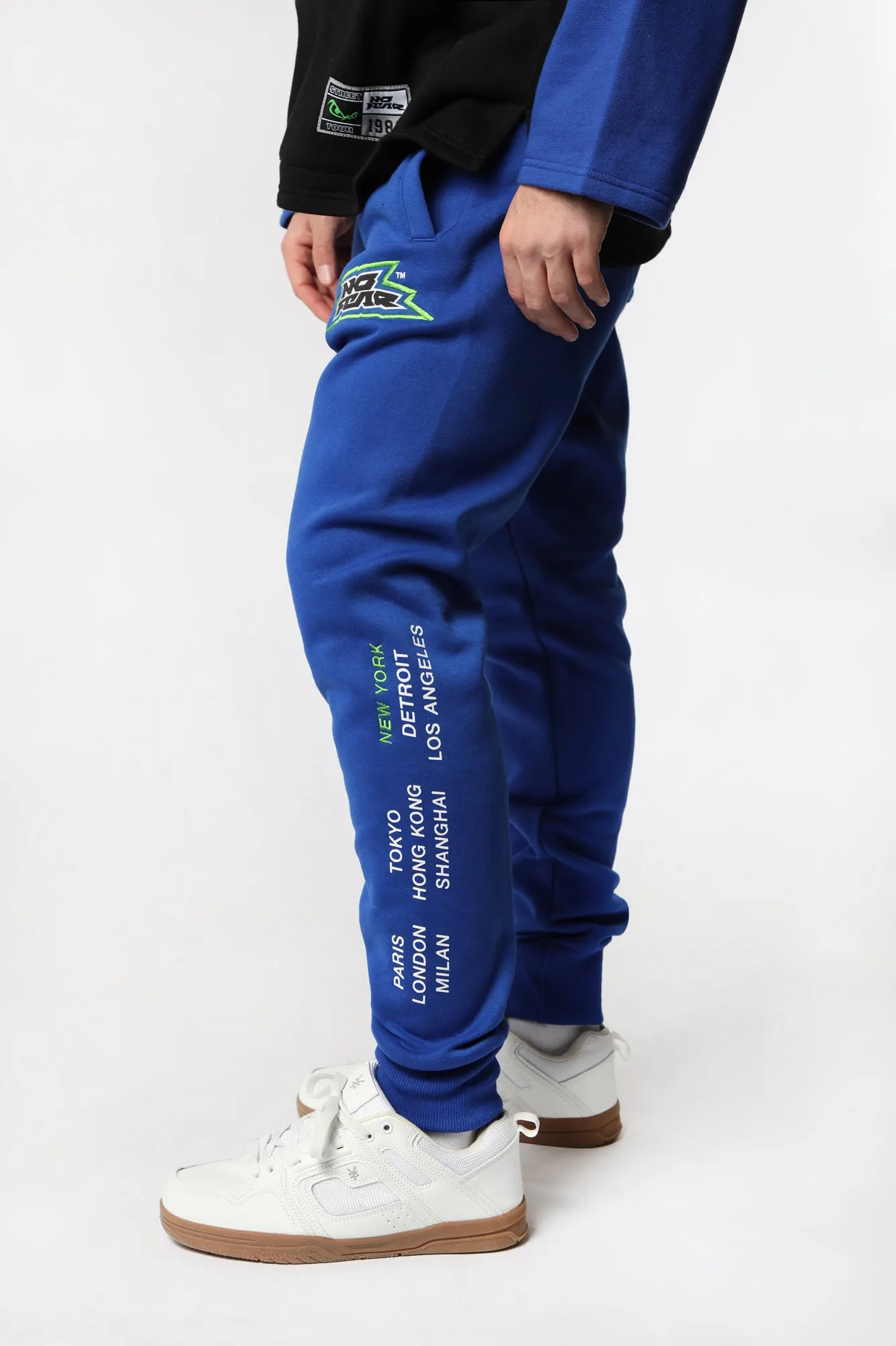 No Fear Men's Fleece Jogger with Embroidered Logo