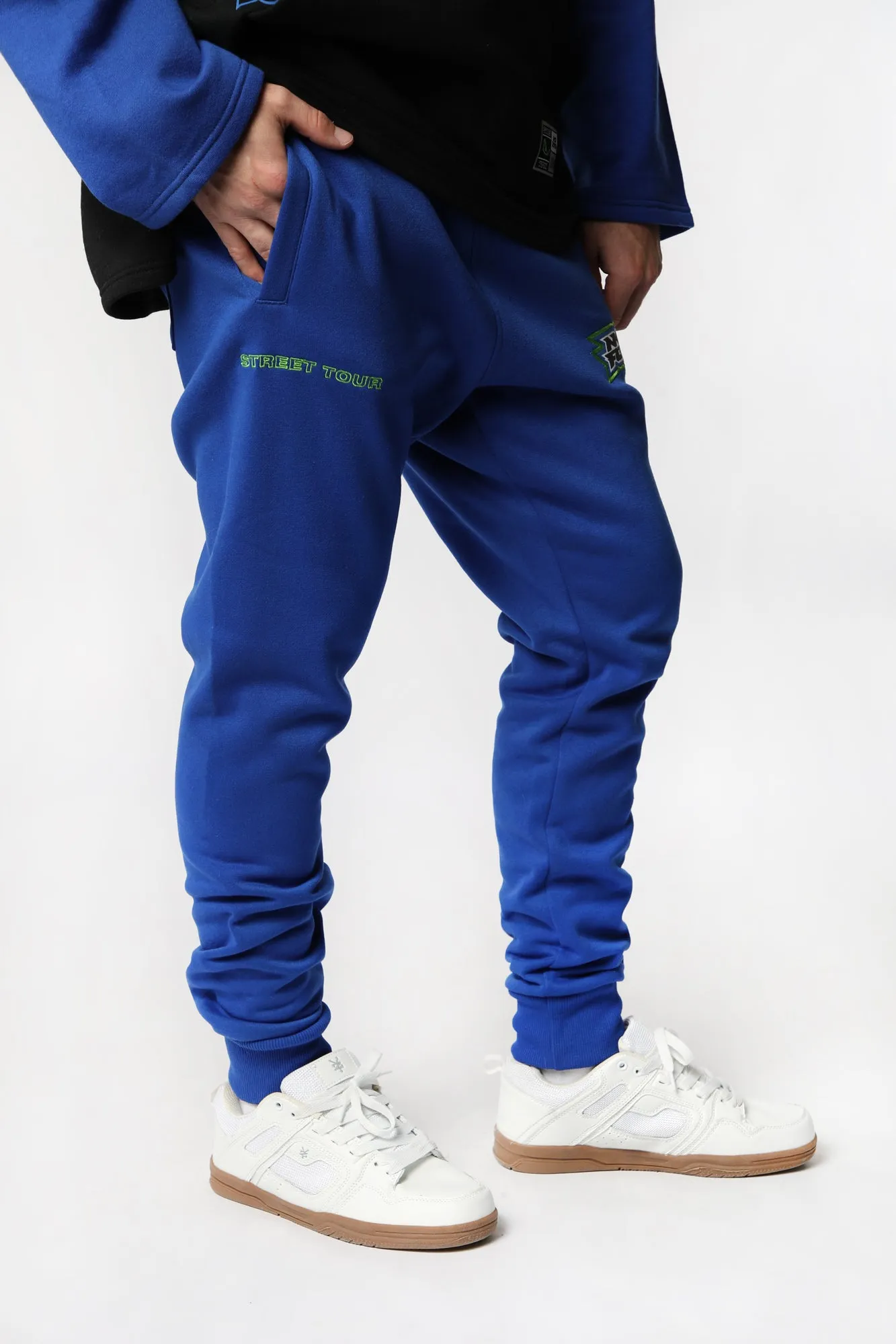 No Fear Men's Fleece Jogger with Embroidered Logo