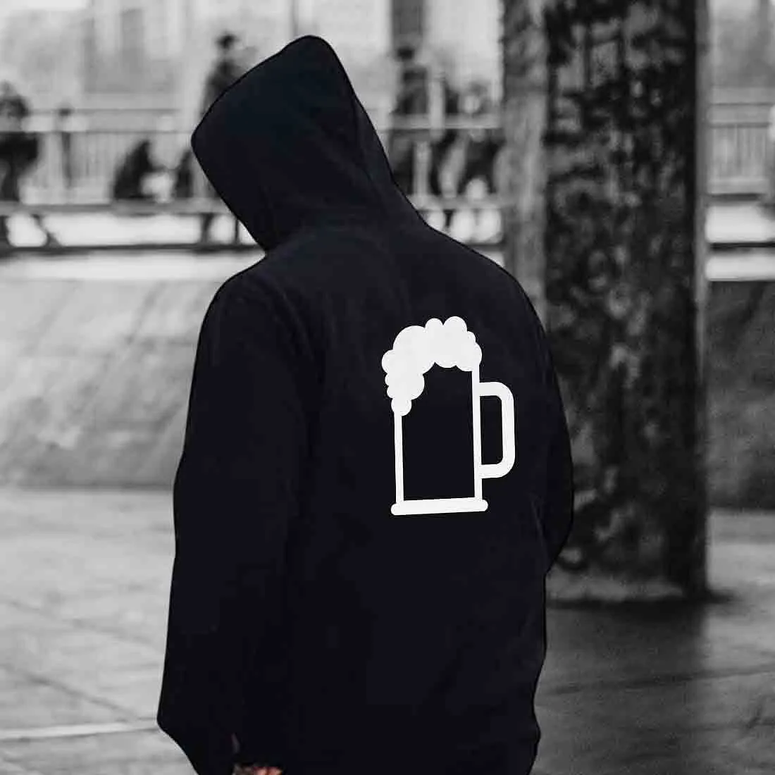 Nutcase Unisex Hoodies For Men - Beer Fizz