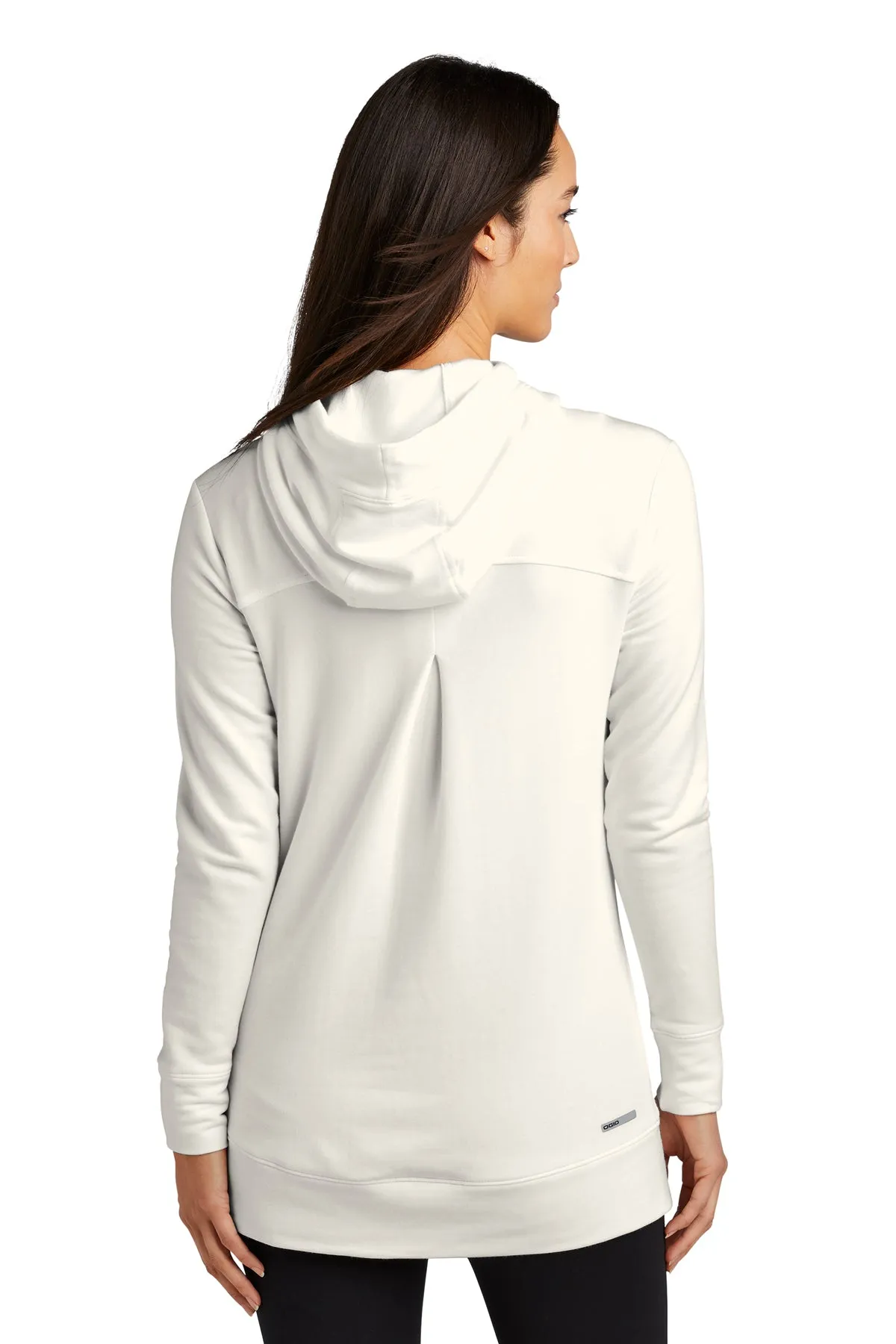 OGIO Ladies Luuma Custom Fleece Hoodies, Ivory Snow