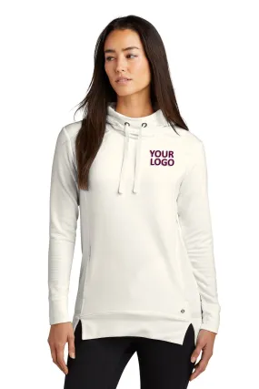 OGIO Ladies Luuma Custom Fleece Hoodies, Ivory Snow