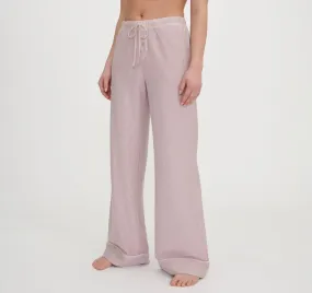 Organic Basics Pink Stripe Sleep Pants