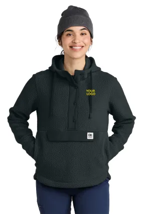 Outdoor Research Womens Packwood Fleece Pullover Custom Hoodies, Black