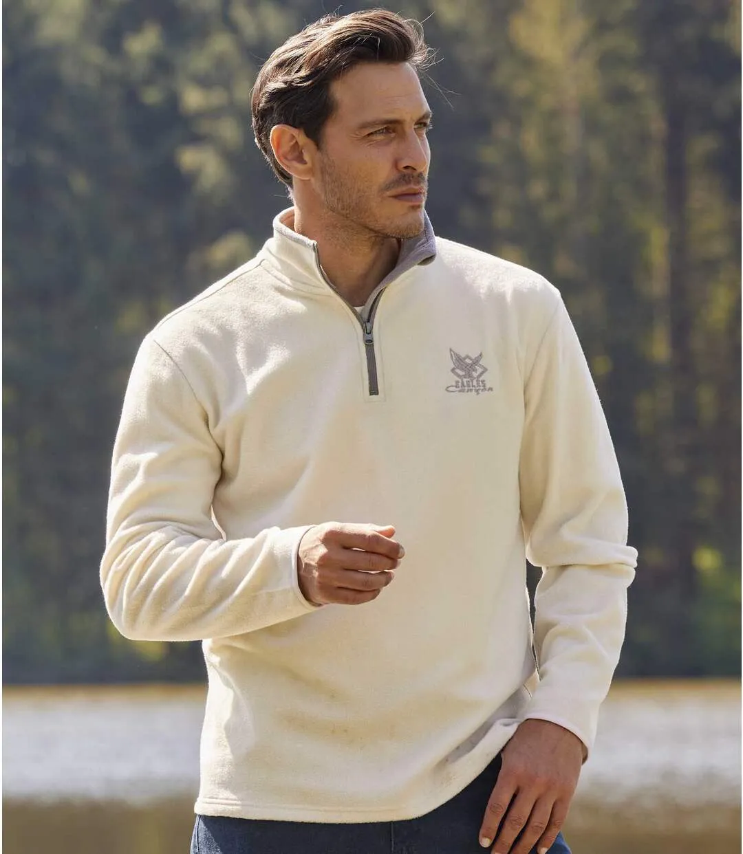 Pack of 4 Men's Half Zip Jumpers  