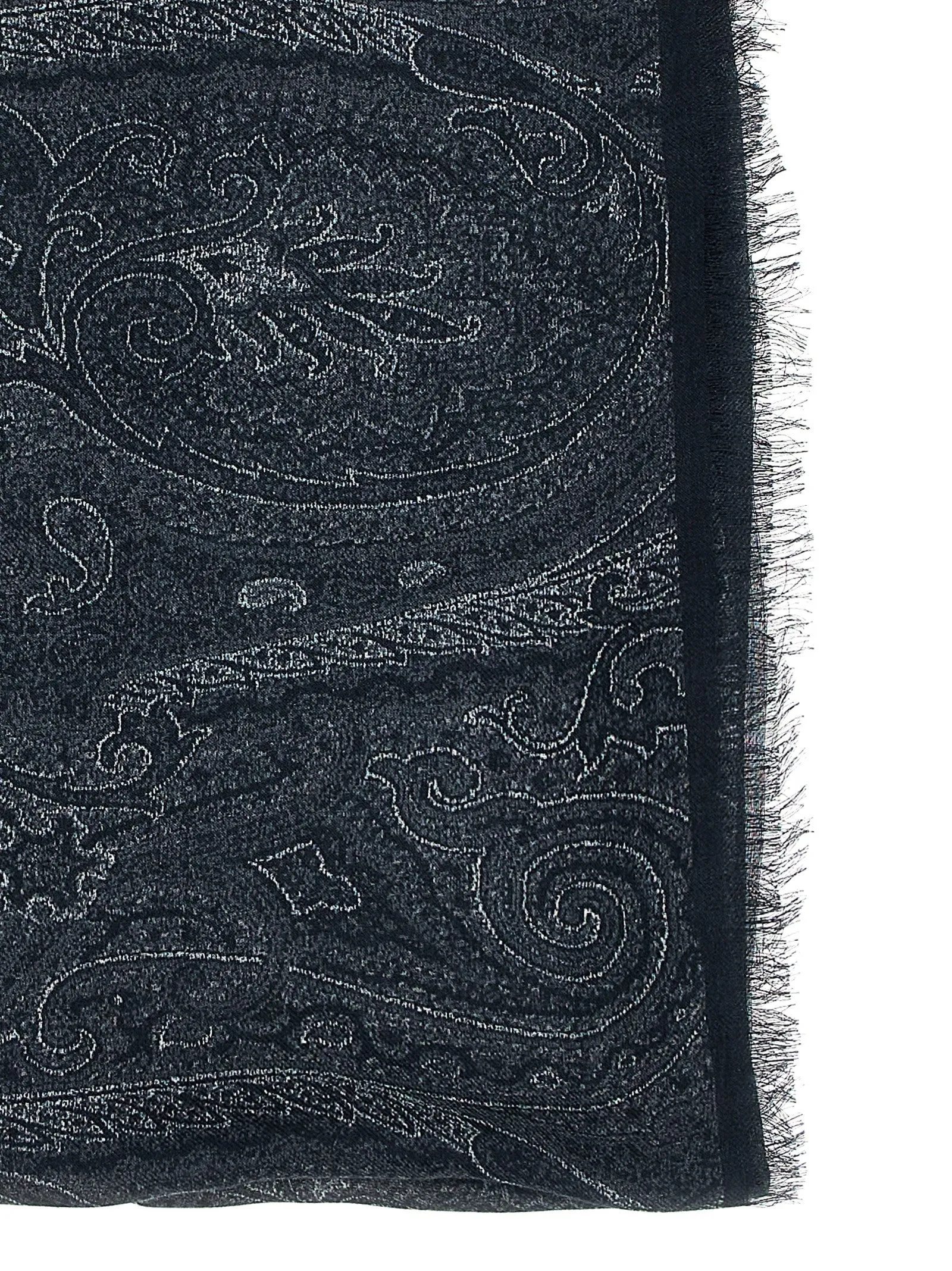 Paisley Scarves, Foulards Black