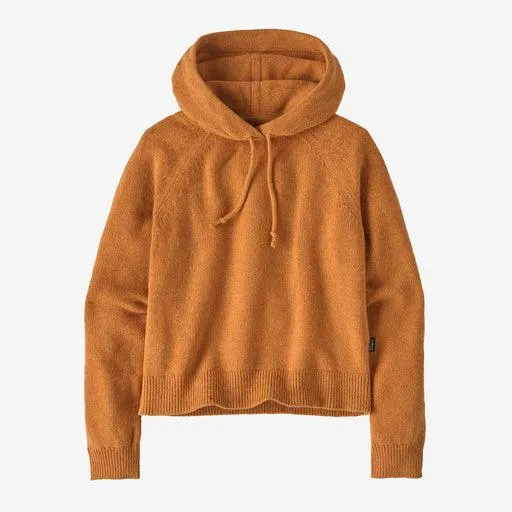 Patagonia Recycled Wool-Blend Hooded Sweater Dried Mango