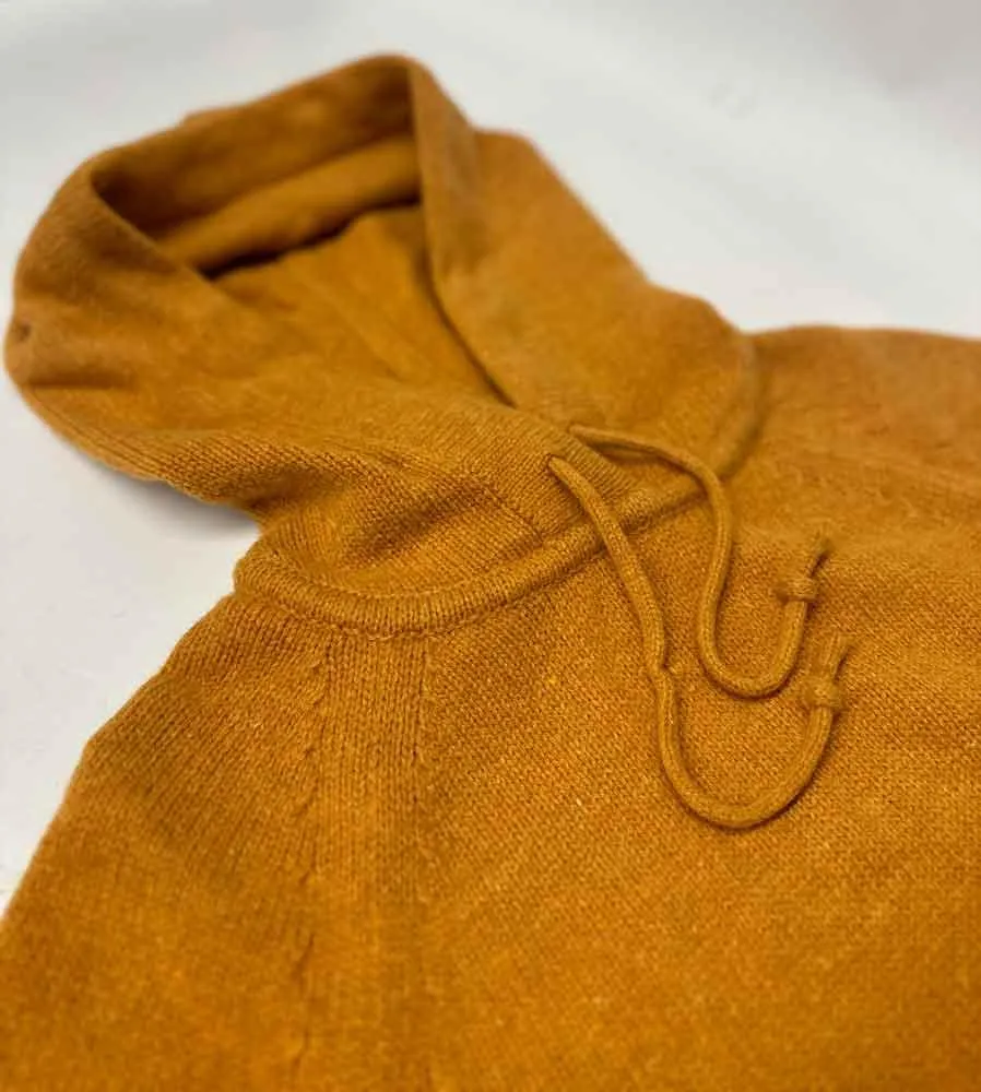 Patagonia Recycled Wool-Blend Hooded Sweater Dried Mango