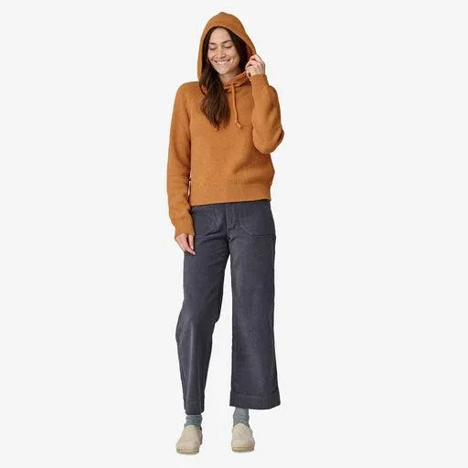 Patagonia Recycled Wool-Blend Hooded Sweater Dried Mango