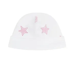 Pink Stars Print Hat