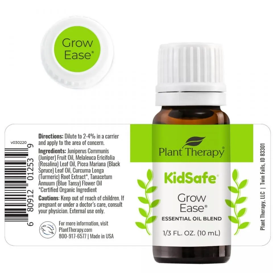 Plant Therapy Grow Ease KidSafe Essential Oil