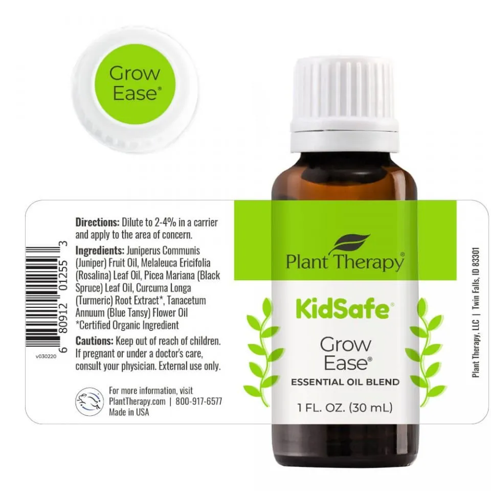 Plant Therapy Grow Ease KidSafe Essential Oil