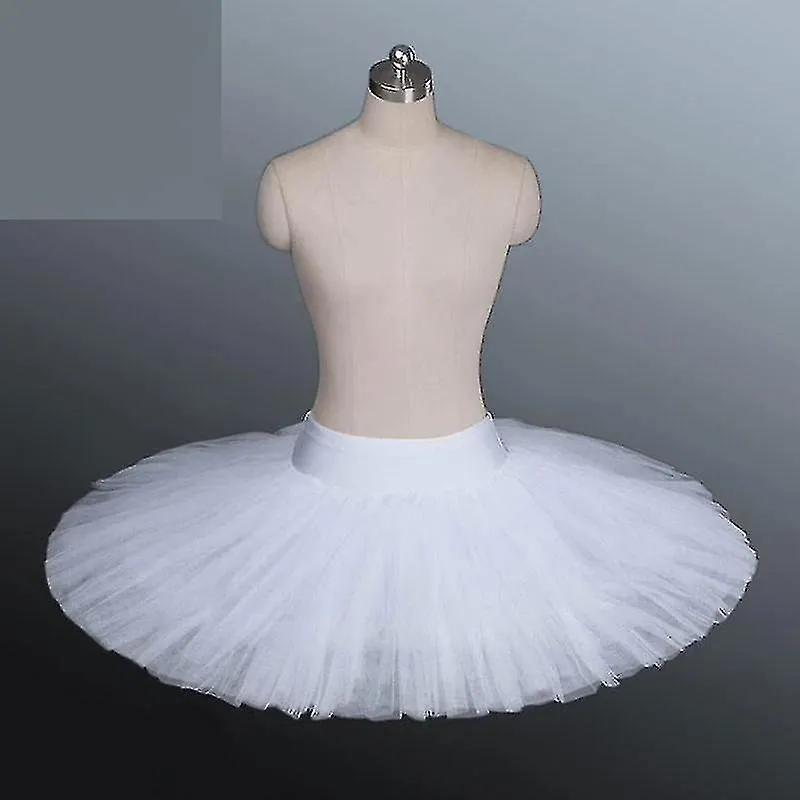 Plato profesional Tutu Negro Blanco Rojo Ballet Danza Traje para Mujeres Tutu Ballet Ballet Adulto Falda de Danza con Ropa Inter