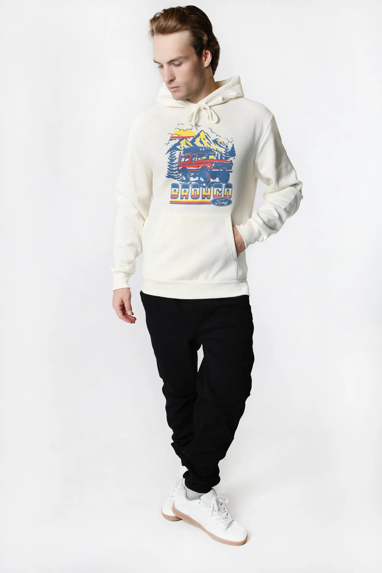 Printed Ford Bronco Hoodie for Men