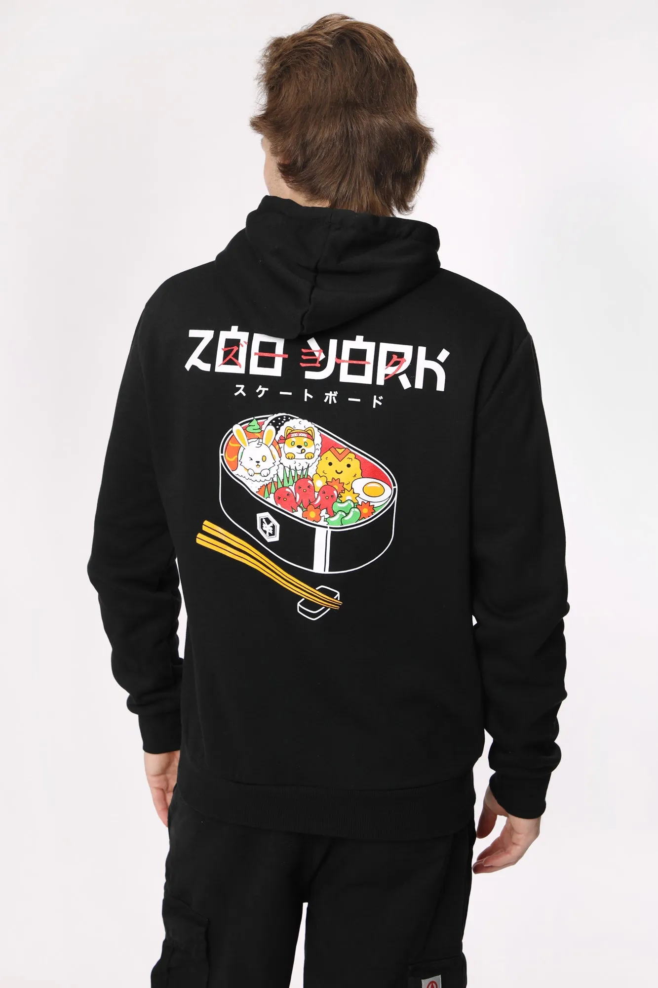 Printed Sushi Zoo York Men's Hooded Top