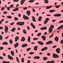 Retro Pink Leopard Print Swim Bottom