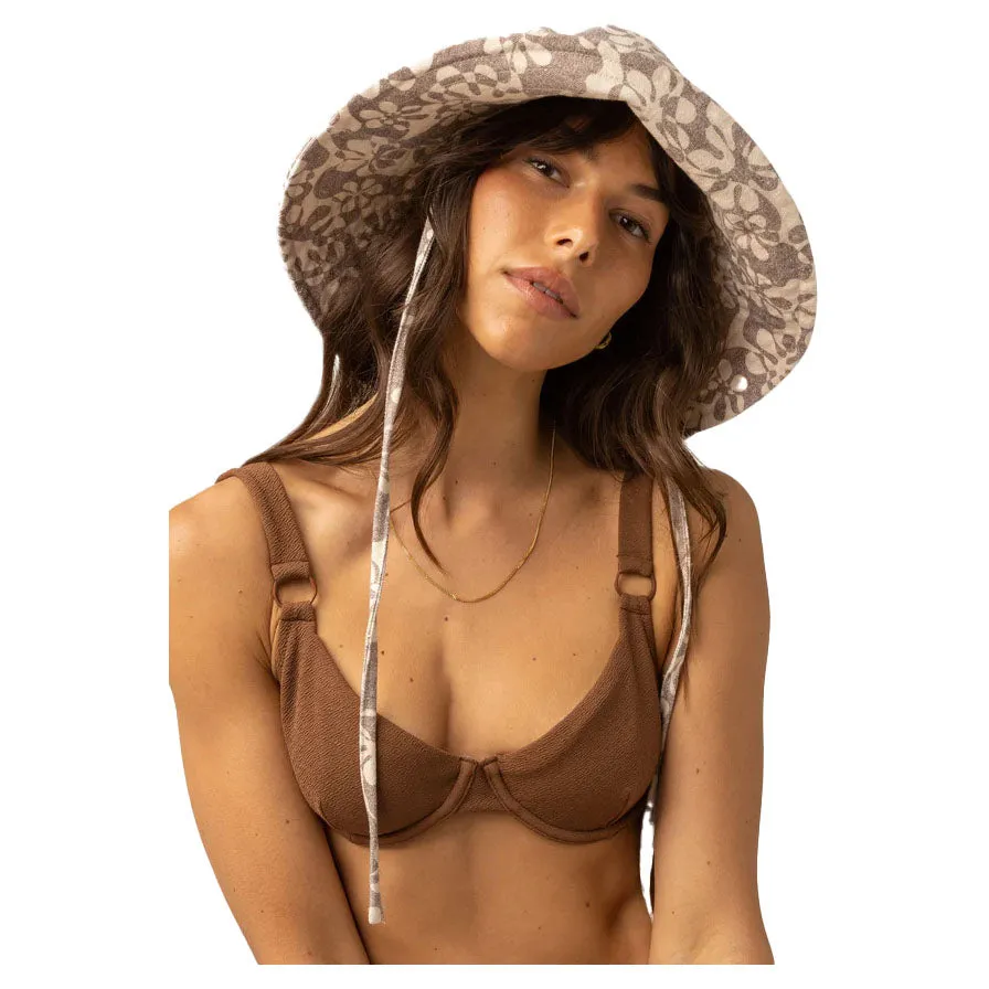 Rhythm Drifter Floral Bucket Hat - Chocolate