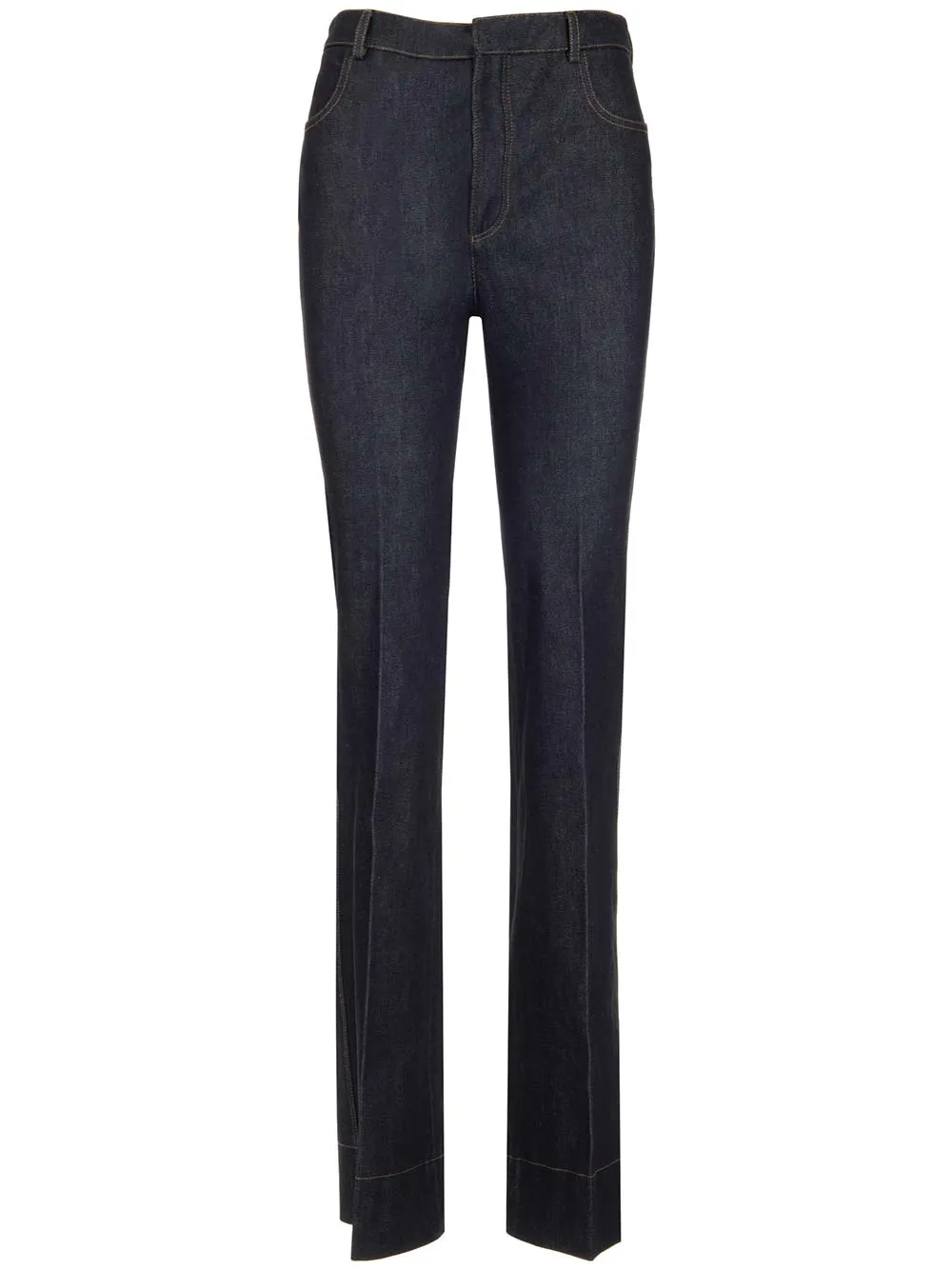 Saint Laurent Button Detailed Flared Jeans